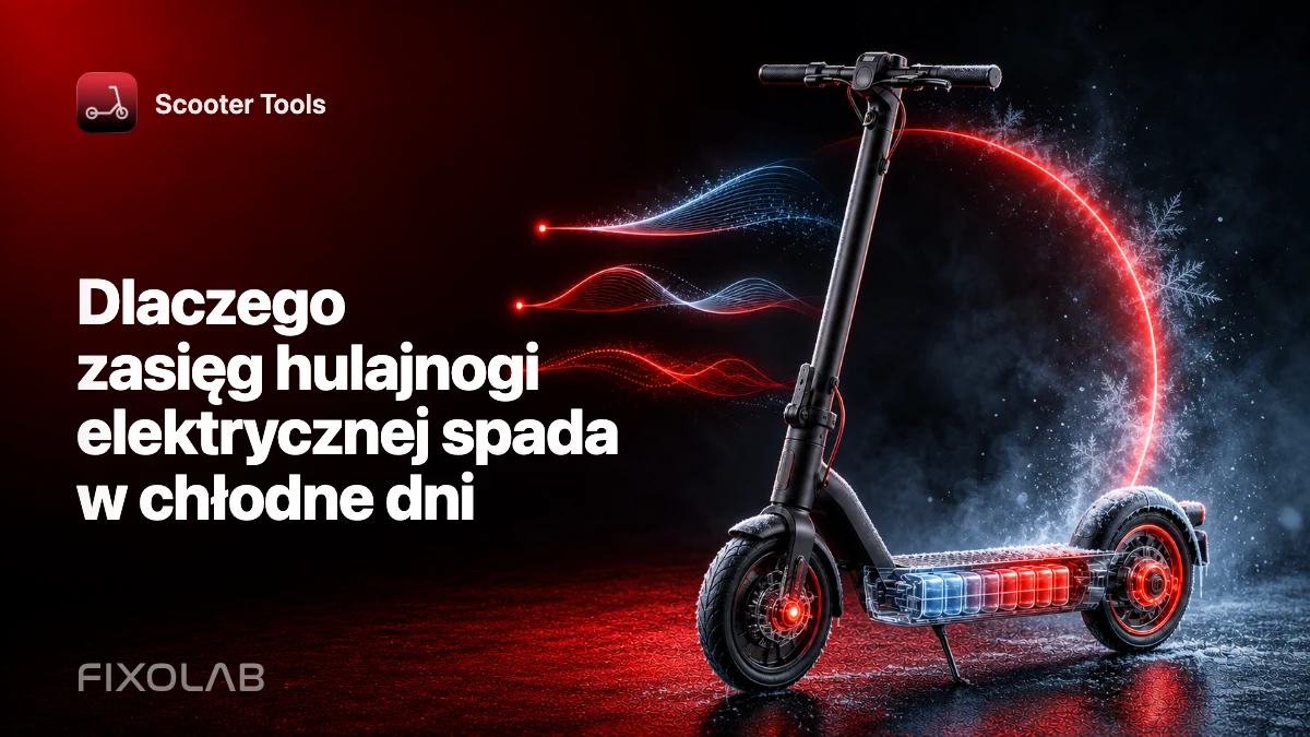 Dlaczego zasięg hulajnogi elektrycznej spada w chłodne dni