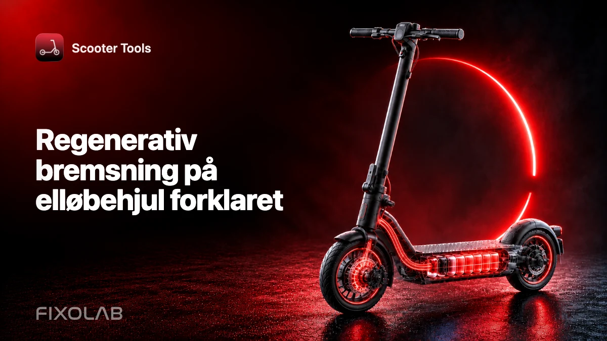 Regenerativ bremsning på elløbehjul forklaret