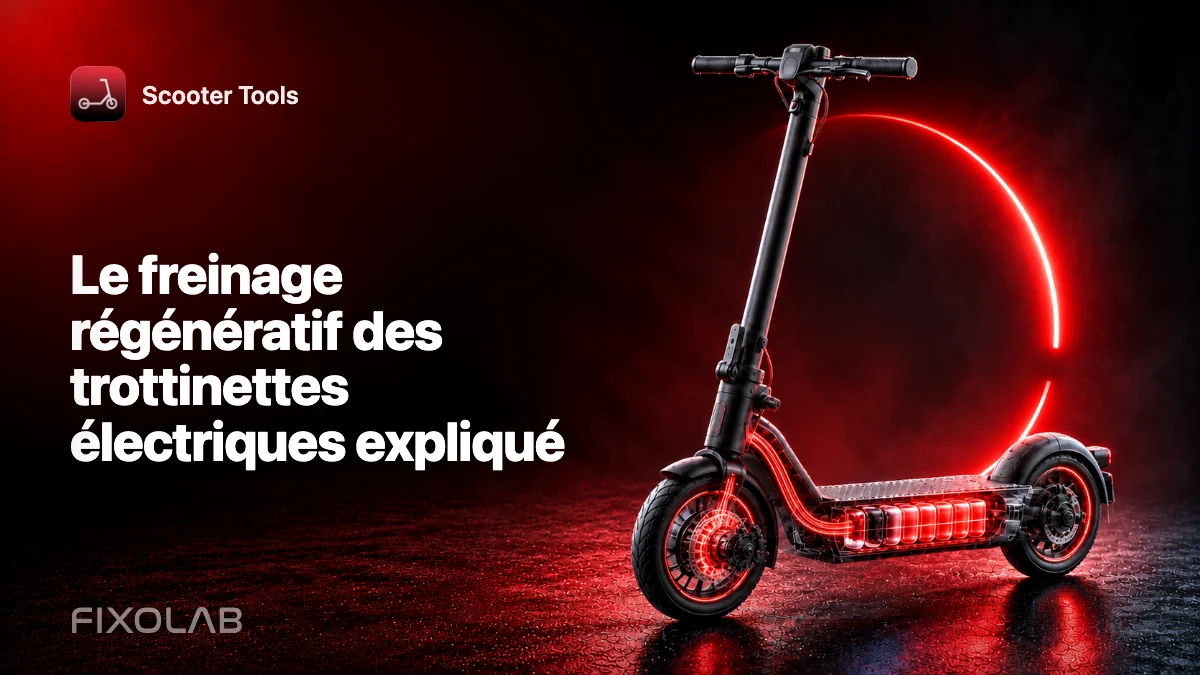 Le freinage régénératif des trottinettes électriques expliqué Le freinage régénératif des trottinettes électriques expliqué
