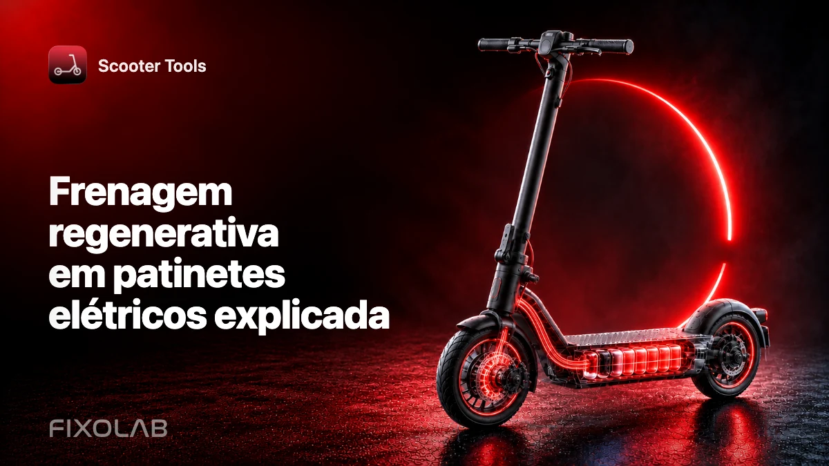 Frenagem regenerativa em patinetes elétricos explicada