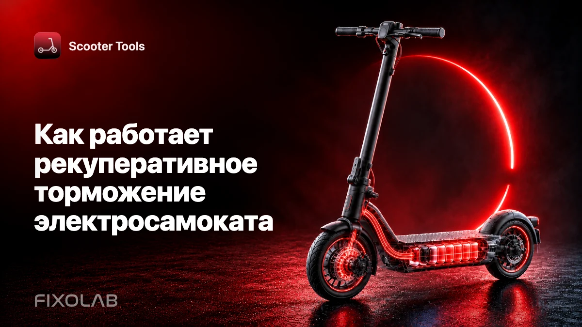 Как работает рекуперативное торможение электросамоката Как работает рекуперативное торможение электросамоката