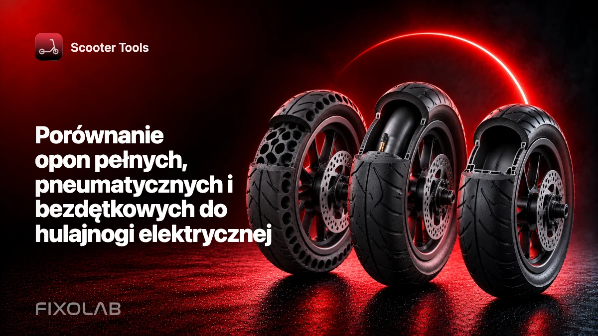 Porównanie opon pełnych, pneumatycznych i bezdętkowych do hulajnogi elektrycznej Porównanie opon pełnych, pneumatycznych i bezdętkowych do hulajnogi elektrycznej