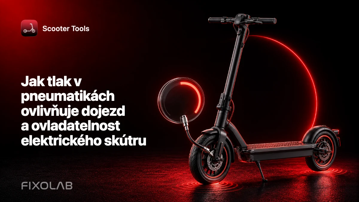 Jak tlak v pneumatikách ovlivňuje dojezd a ovladatelnost elektrického skútru Jak tlak v pneumatikách ovlivňuje dojezd a ovladatelnost elektrického skútru