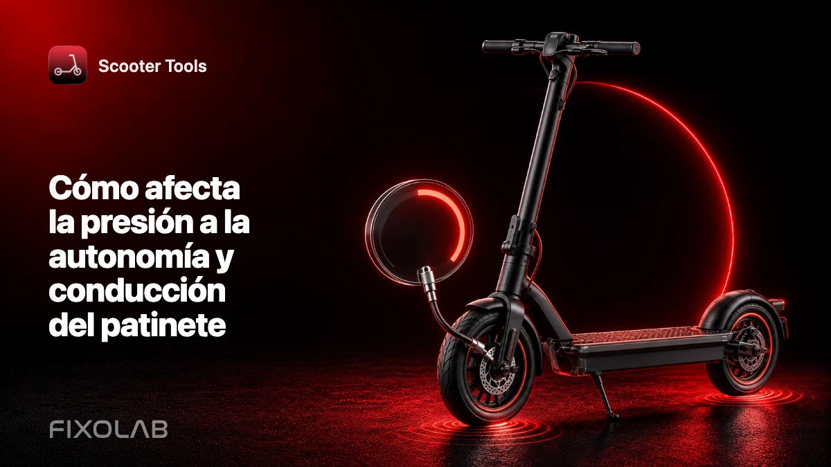 Cómo afecta la presión a la autonomía y conducción del patinete Cómo afecta la presión a la autonomía y conducción del patinete