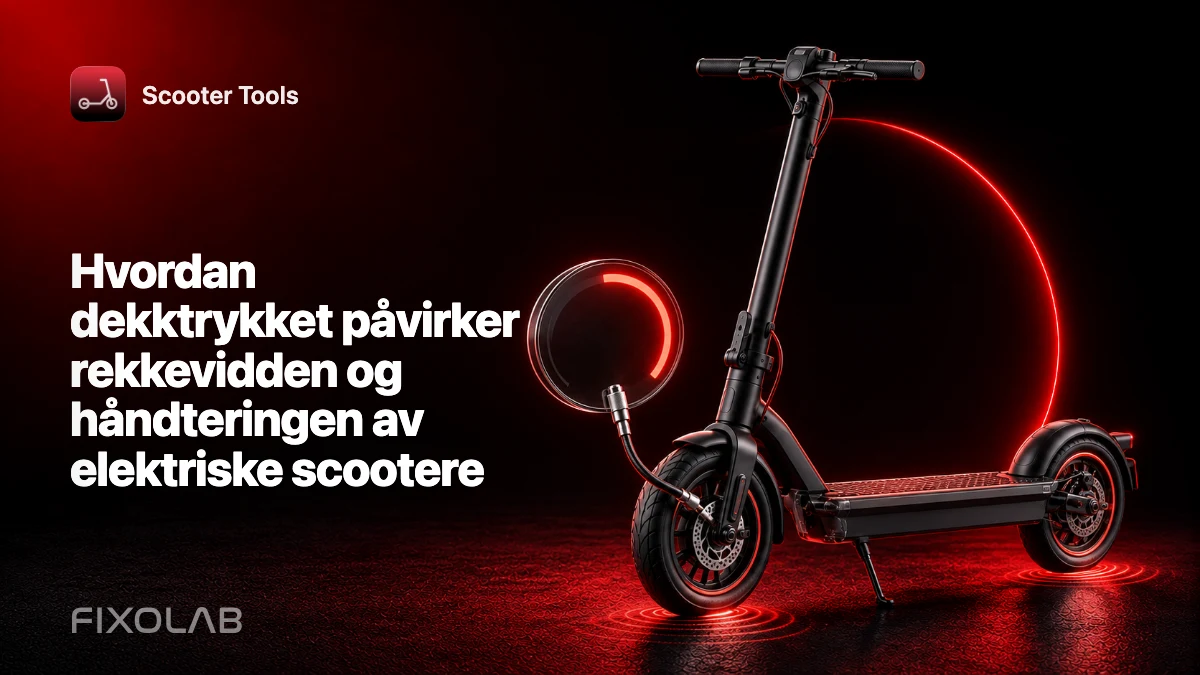 Hvordan dekktrykket påvirker rekkevidden og håndteringen av elektriske scootere Hvordan dekktrykket påvirker rekkevidden og håndteringen av elektriske scootere