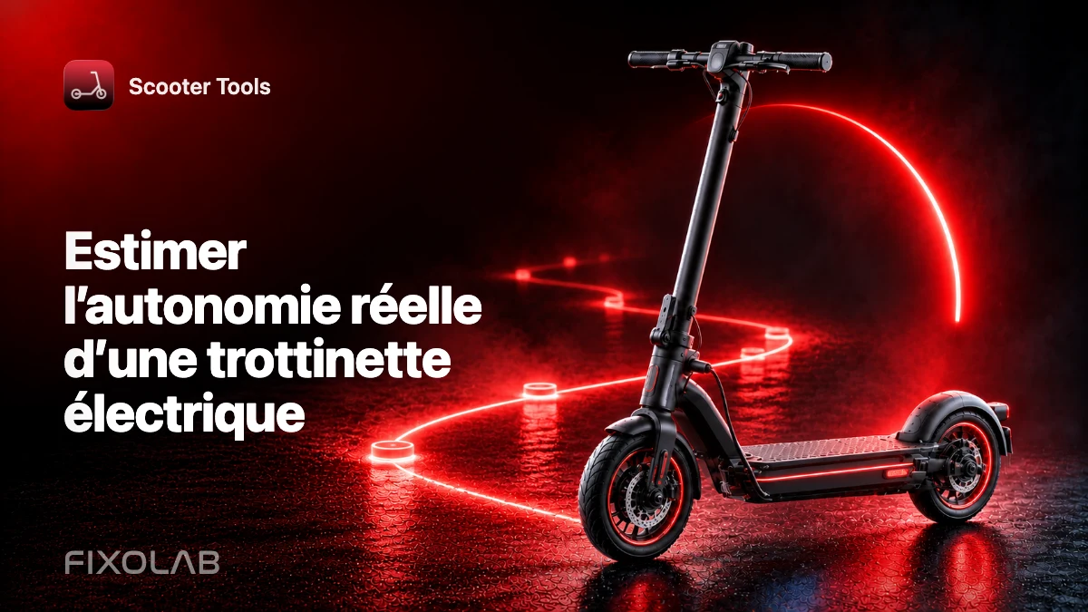 Estimer l’autonomie réelle d’une trottinette électrique Estimer l’autonomie réelle d’une trottinette électrique