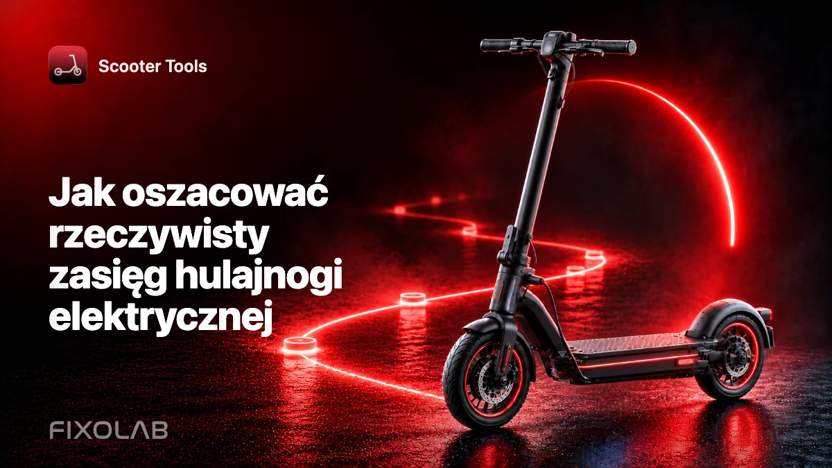 Jak oszacować rzeczywisty zasięg hulajnogi elektrycznej