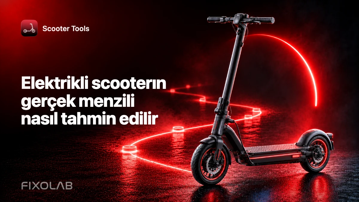 Elektrikli scooterın gerçek menzili nasıl tahmin edilir Elektrikli scooterın gerçek menzili nasıl tahmin edilir