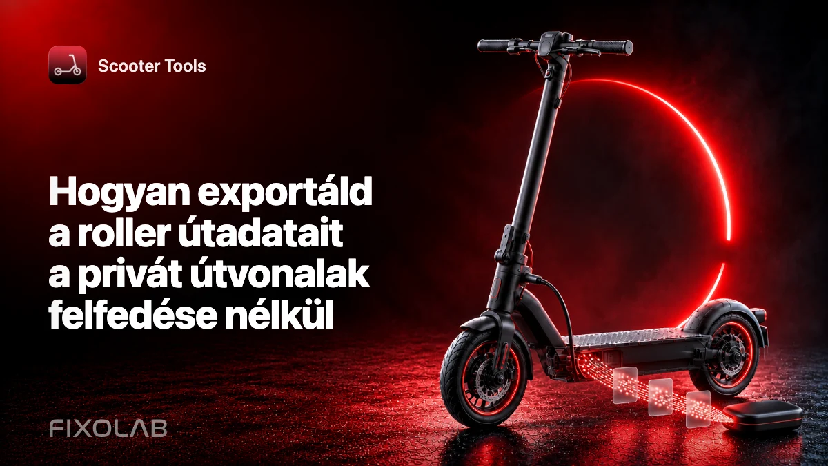 Hogyan exportáld a roller útadatait a privát útvonalak felfedése nélkül