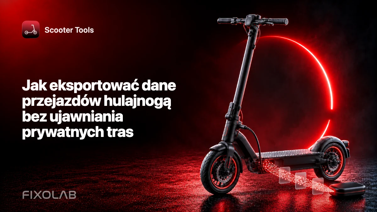 Jak eksportować dane przejazdów hulajnogą bez ujawniania prywatnych tras Jak eksportować dane przejazdów hulajnogą bez ujawniania prywatnych tras