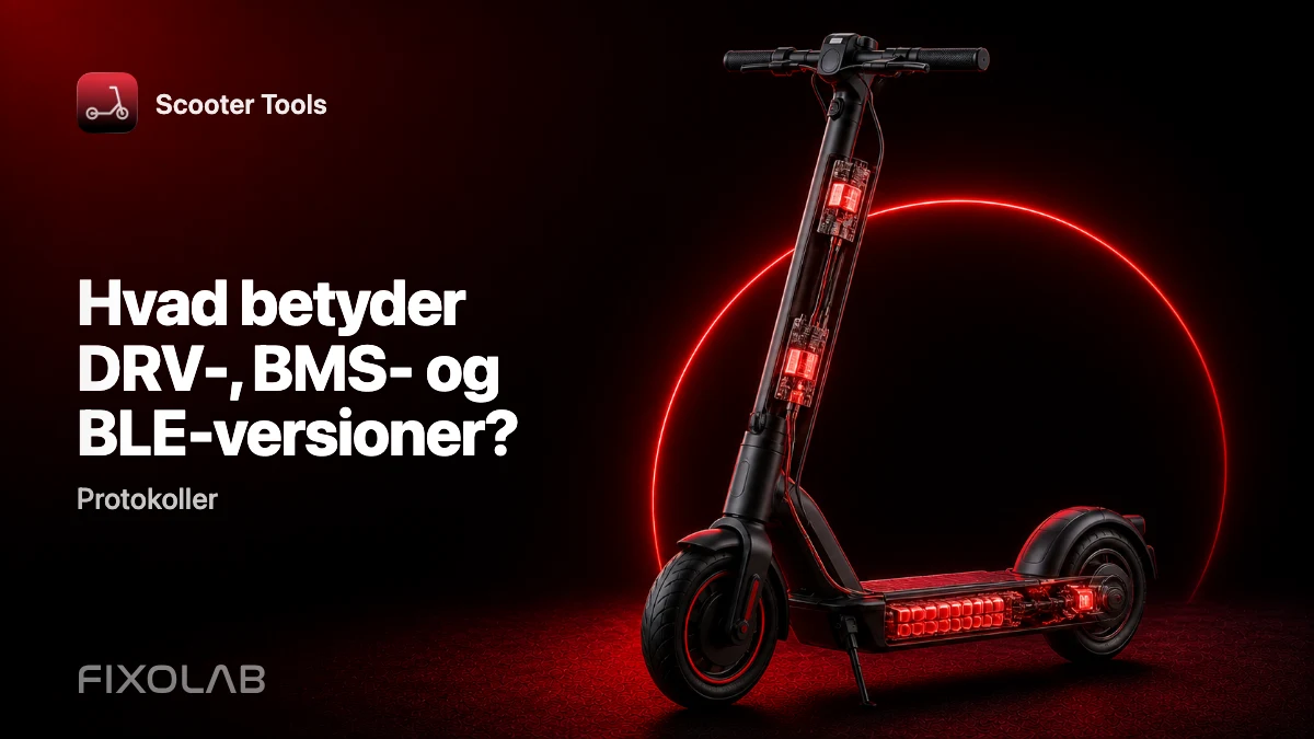 Forstå firmwareversioner: DRV, BMS og BLE forklaret