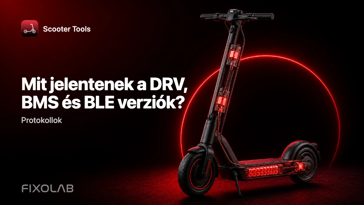 A firmware-verziók megértése: DRV, BMS és BLE magyarázata