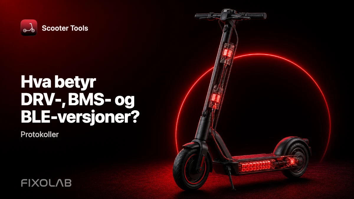 Forstå fastvareversjoner: DRV, BMS og BLE forklart