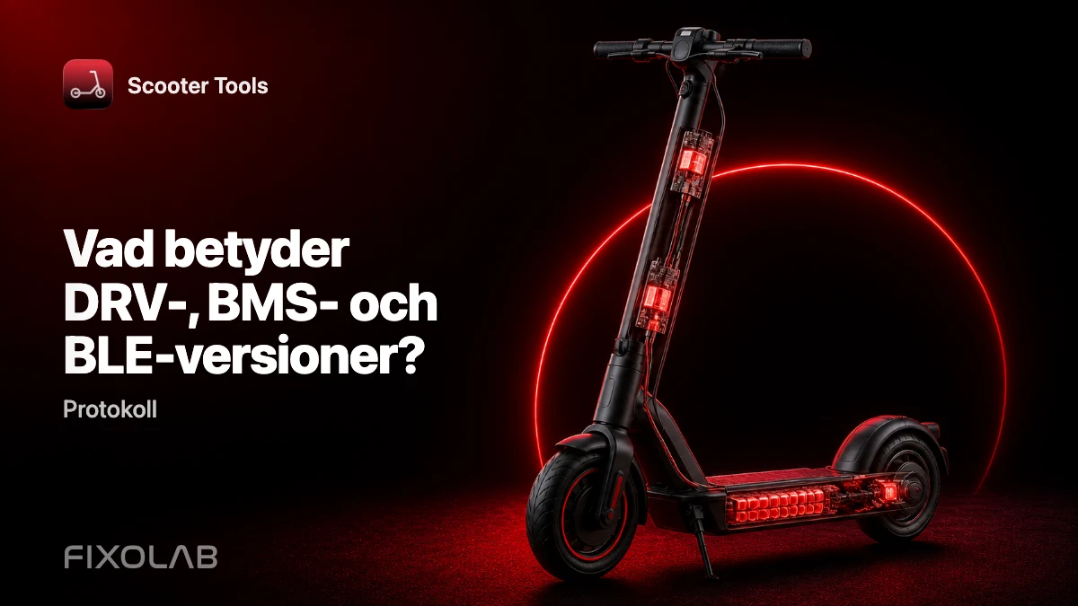 Förstå firmwareversioner: DRV, BMS och BLE förklarat