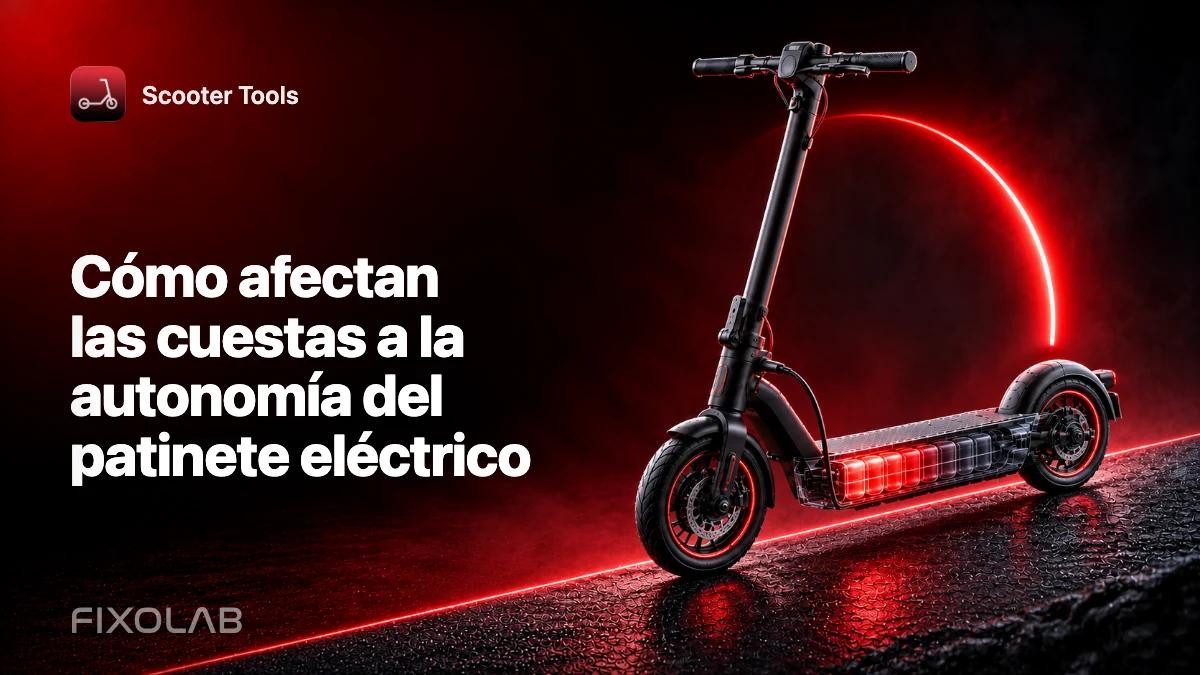 Cómo afectan las cuestas a la autonomía del patinete eléctrico Cómo afectan las cuestas a la autonomía del patinete eléctrico