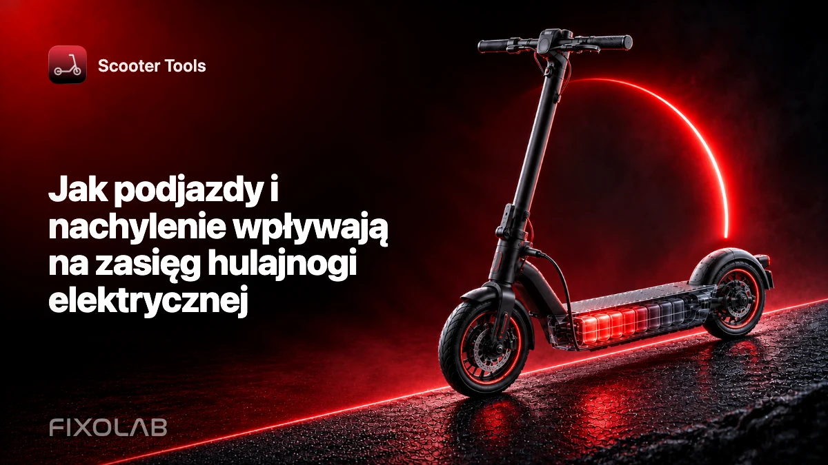 Jak podjazdy i nachylenie wpływają na zasięg hulajnogi elektrycznej Jak podjazdy i nachylenie wpływają na zasięg hulajnogi elektrycznej