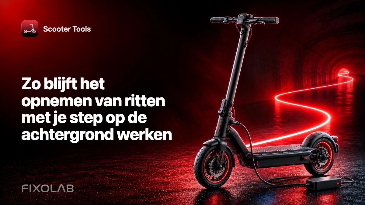 Zo blijft het opnemen van ritten met je step op de achtergrond werken