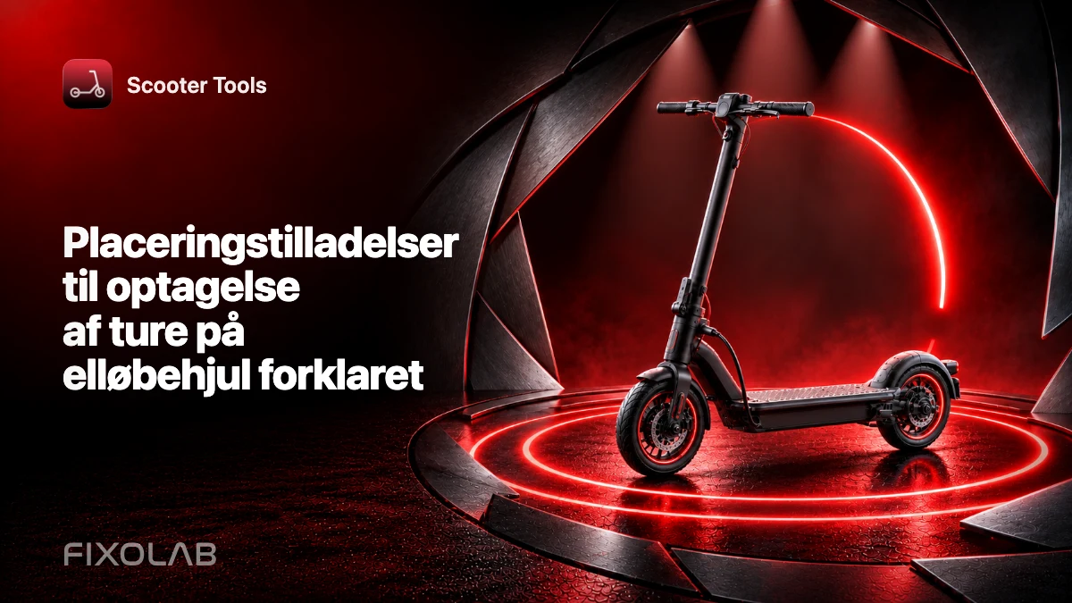 Placeringstilladelser til optagelse af ture på elløbehjul forklaret