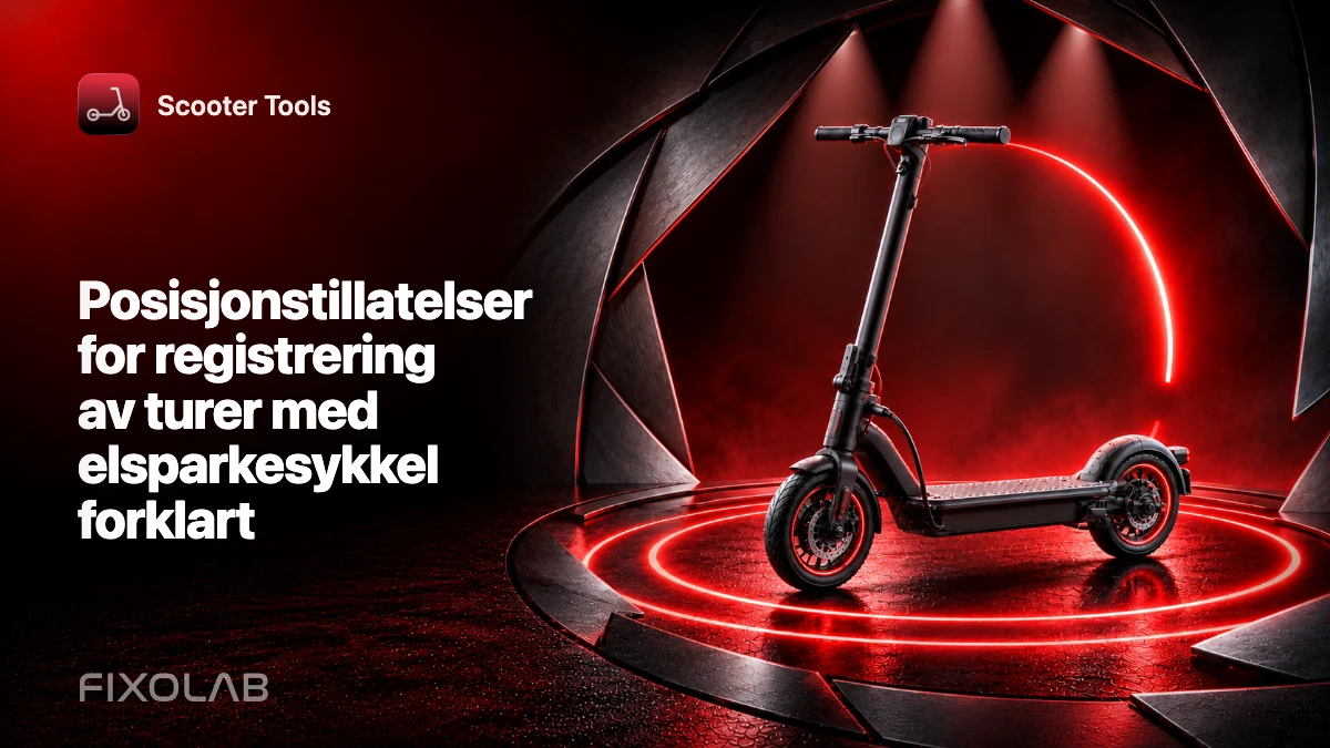 Posisjonstillatelser for registrering av turer med elsparkesykkel forklart Posisjonstillatelser for registrering av turer med elsparkesykkel forklart