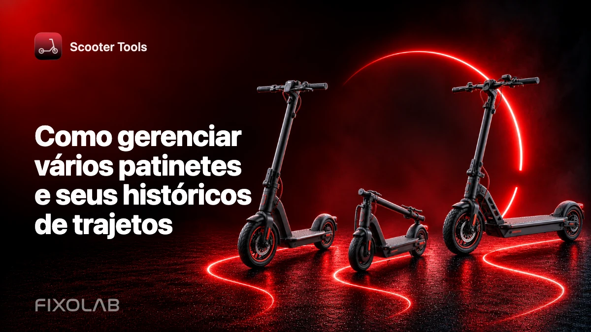 Como gerenciar vários patinetes e seus históricos de trajetos