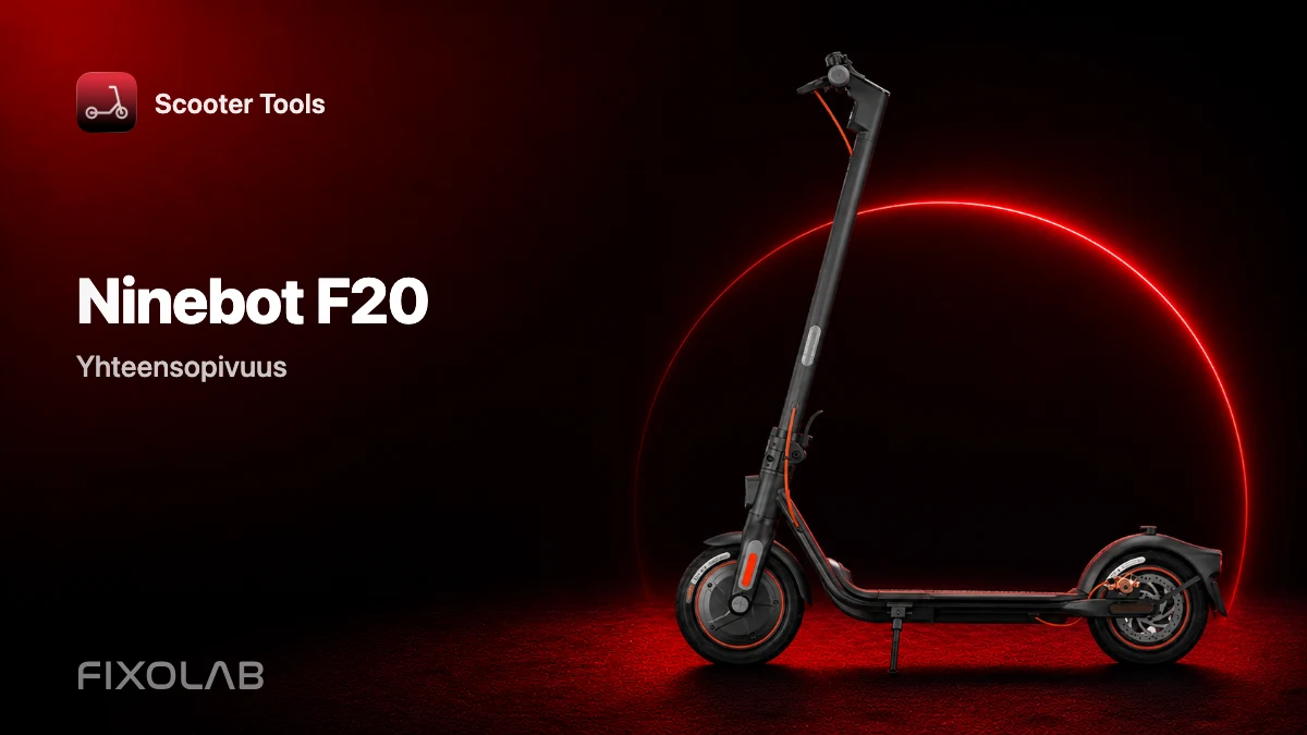 Ninebot F20: yhteensopivuus Scooter Toolsin kanssa