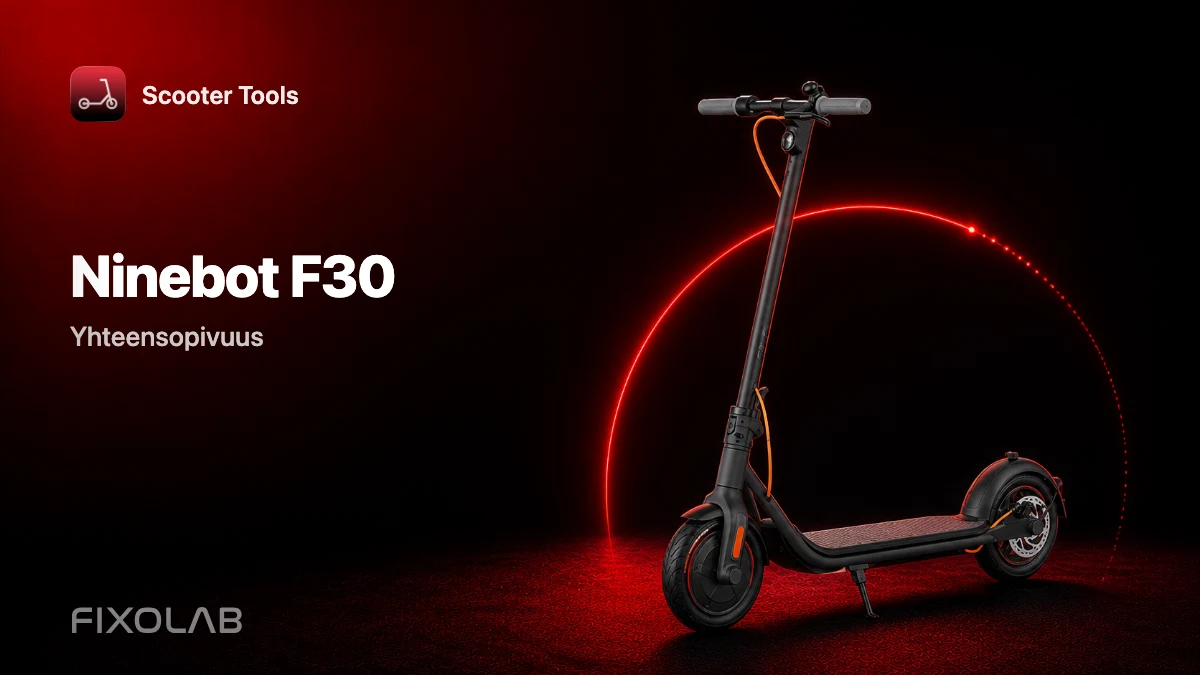 Ninebot F30: yhteensopivuus Scooter Toolsin kanssa