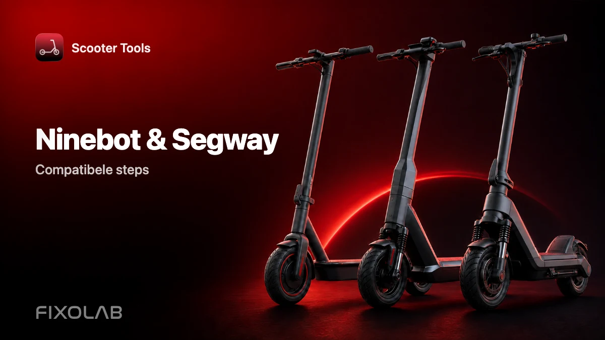 Ninebot Segway-steps compatibel met Scooter Tools