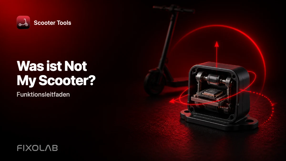 Not My Scooter: Das Dashboard mit den Sensoren deines Telefons nutzen