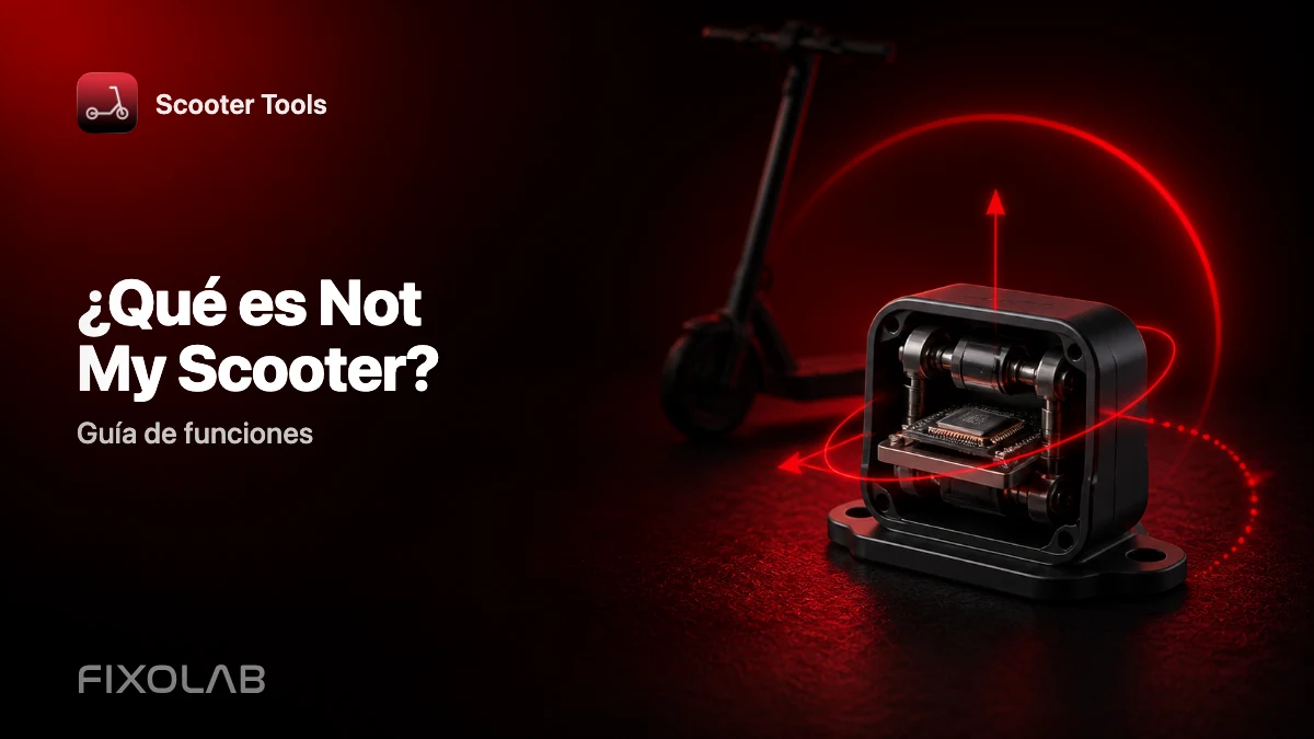 Not My Scooter: usar el panel con los sensores de tu teléfono