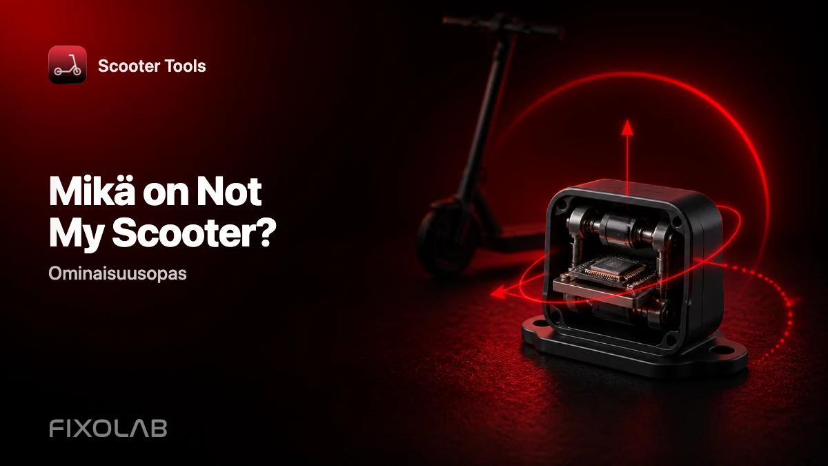 Not My Scooter: kojelaudan käyttö puhelimesi antureilla