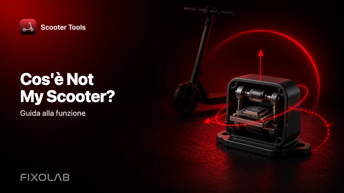 Not My Scooter: usare la dashboard con i sensori del telefono Not My Scooter: usare la dashboard con i sensori del telefono