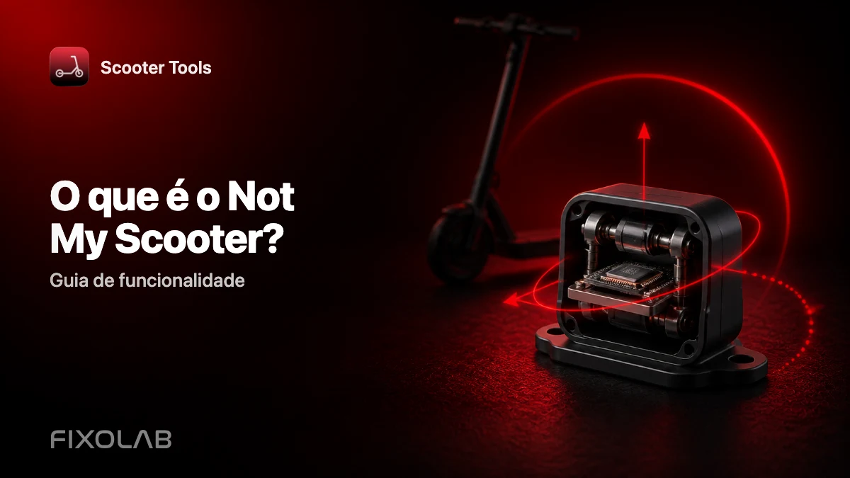Not My Scooter: usar o painel com os sensores do seu telemóvel