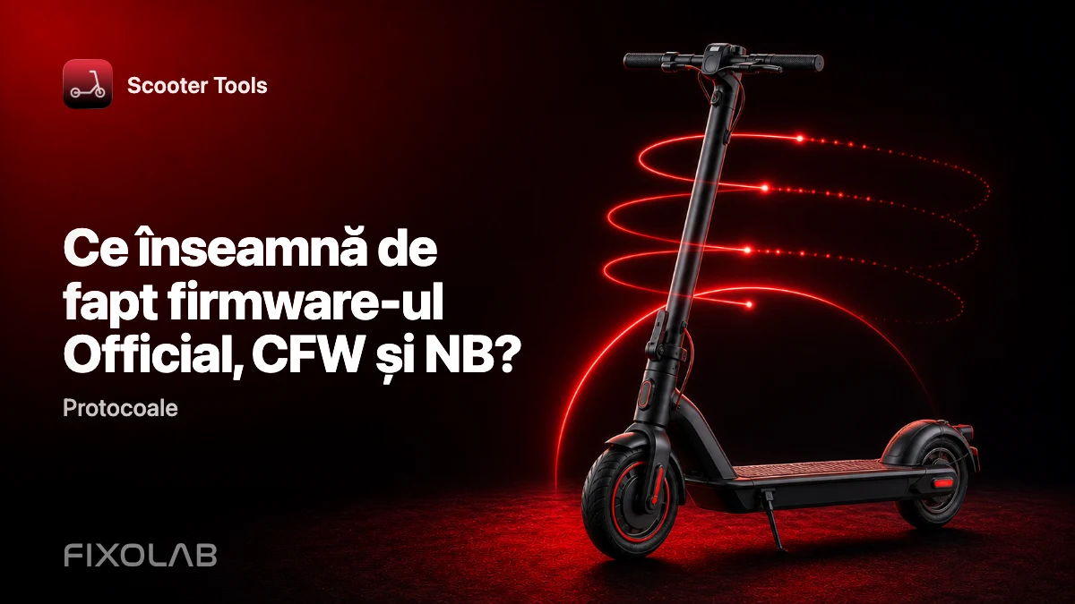 Official vs. CFW vs. NB: ce înseamnă fiecare mod pentru Scooter Tools