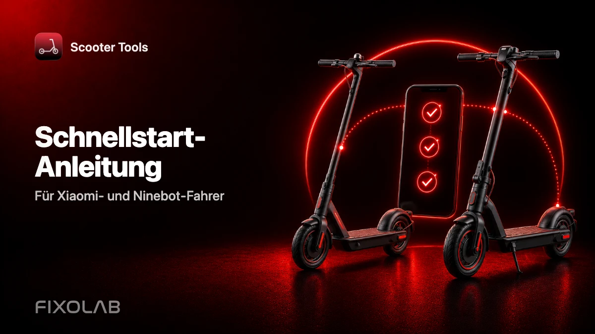 Schnellstart-Anleitung (Für Xiaomi- und Ninebot-Fahrer) Schnellstart-Anleitung (Für Xiaomi- und Ninebot-Fahrer)
