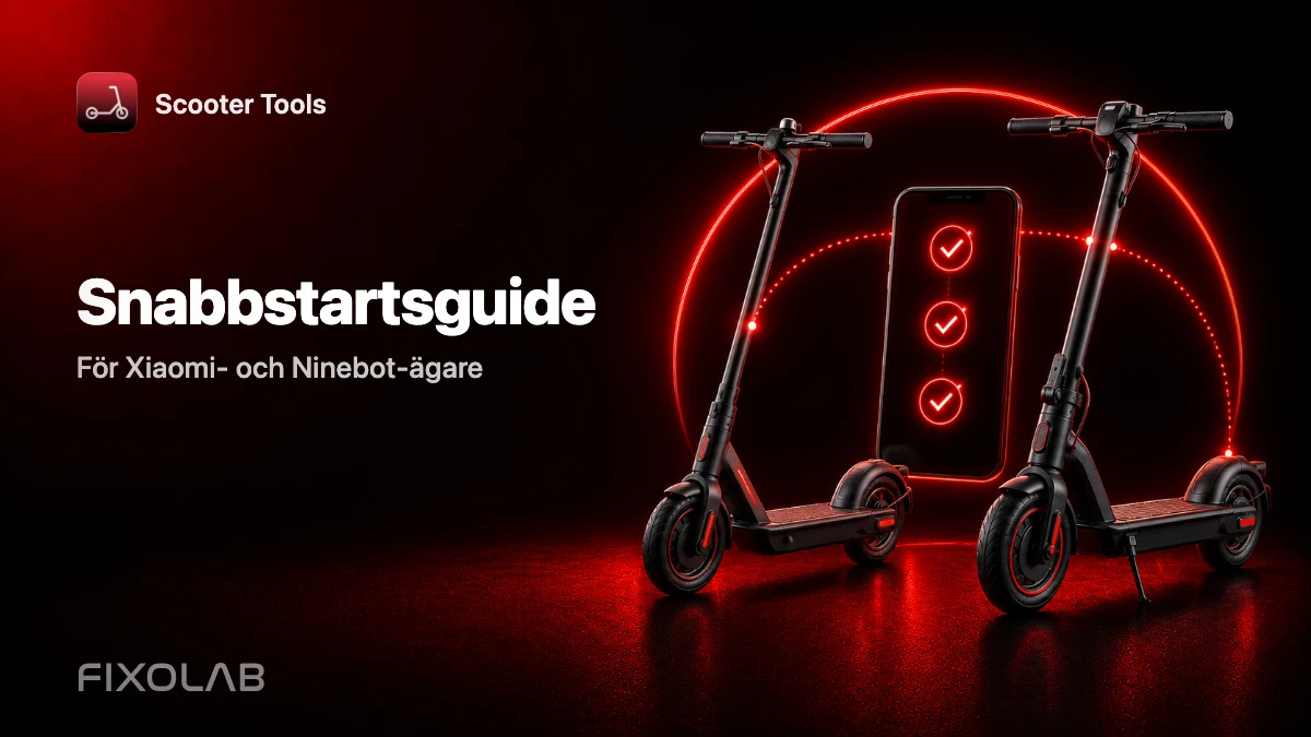 Snabbstartsguide (För Xiaomi- och Ninebot-ägare) Snabbstartsguide (För Xiaomi- och Ninebot-ägare)