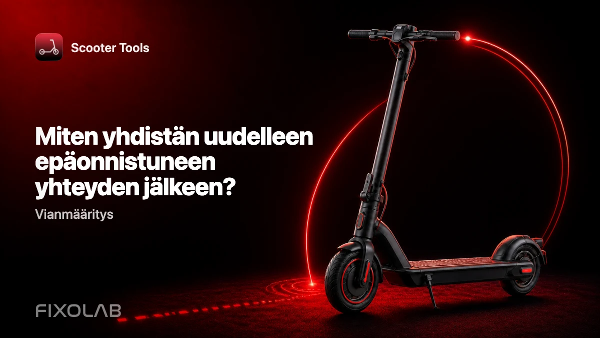 Uudelleenyhdistäminen epäonnistuneen yhteyden jälkeen: siisti uudelleenskannaus