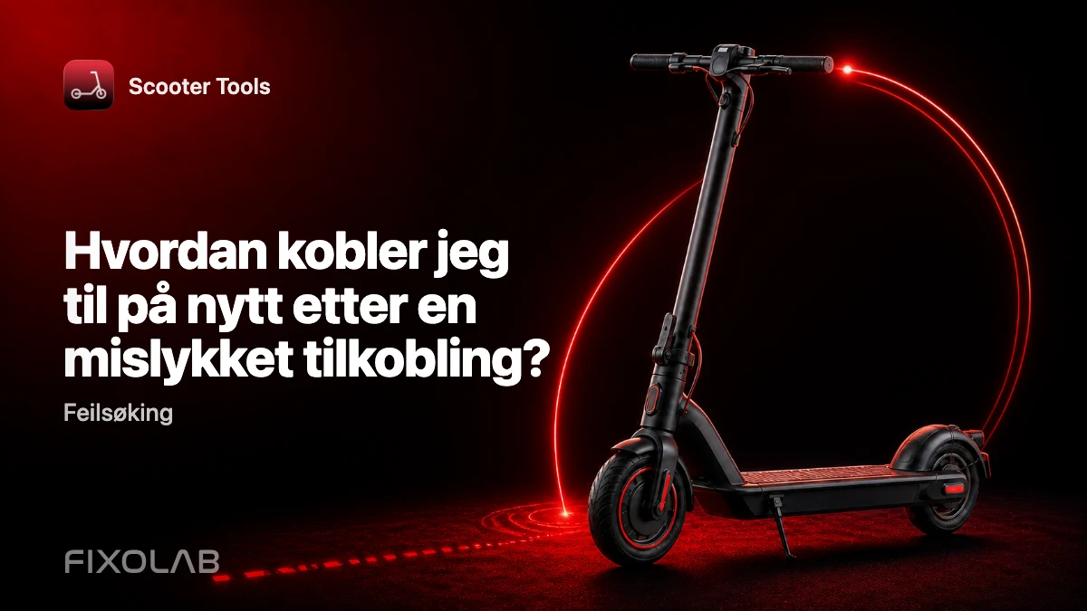 Koble til på nytt etter mislykket tilkobling: en ren gjenskanningsflyt
