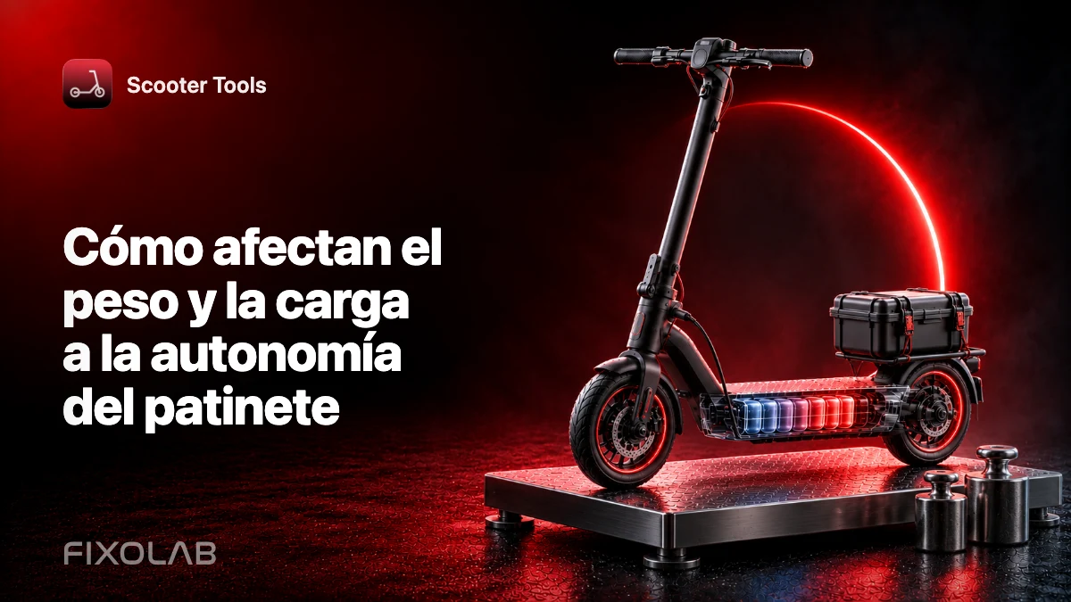 Cómo afectan el peso y la carga a la autonomía del patinete Cómo afectan el peso y la carga a la autonomía del patinete