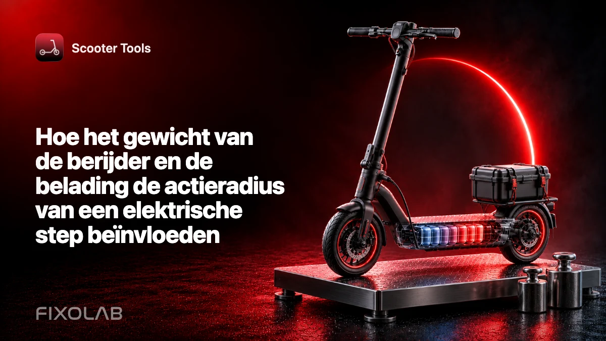 Hoe het gewicht van de berijder en de belading de actieradius van een elektrische step beïnvloeden