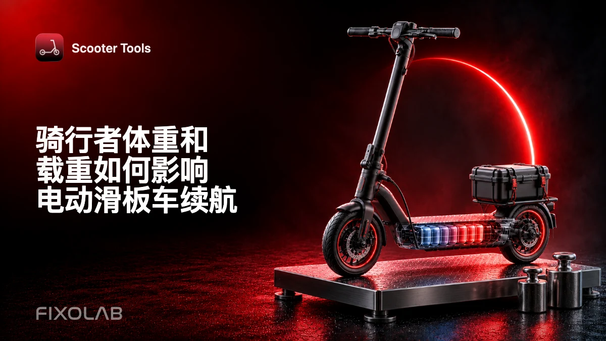 骑行者体重和载重如何影响电动滑板车续航