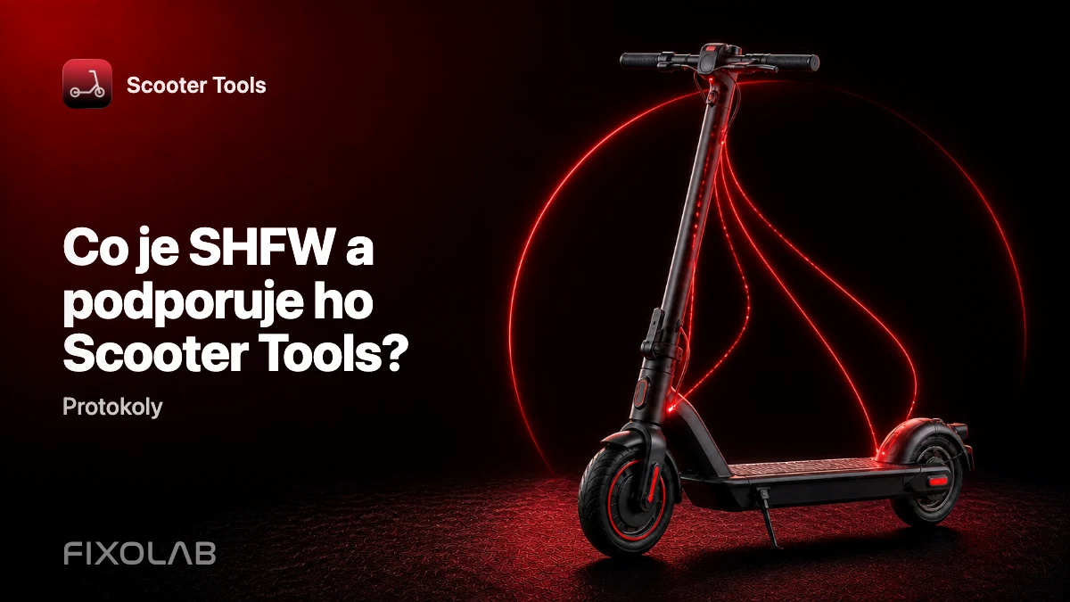 SHFW vysvětleno: třetí cesta firmwaru pro uživatele Scooter Tools