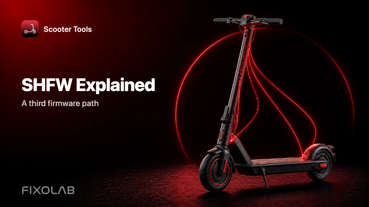 SHFW Explained: A Third Firmware Path for Scooter Tools Users
