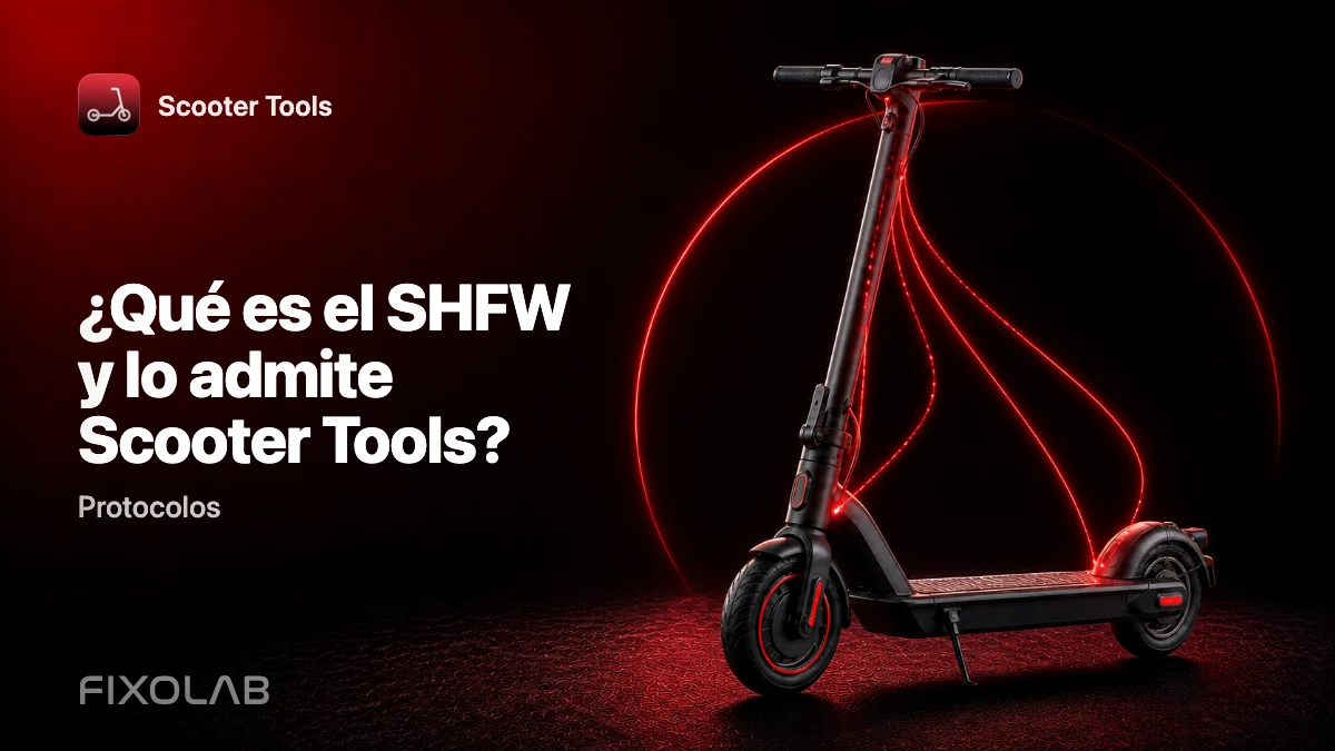 SHFW explicado: una tercera vía de firmware para usuarios de Scooter Tools