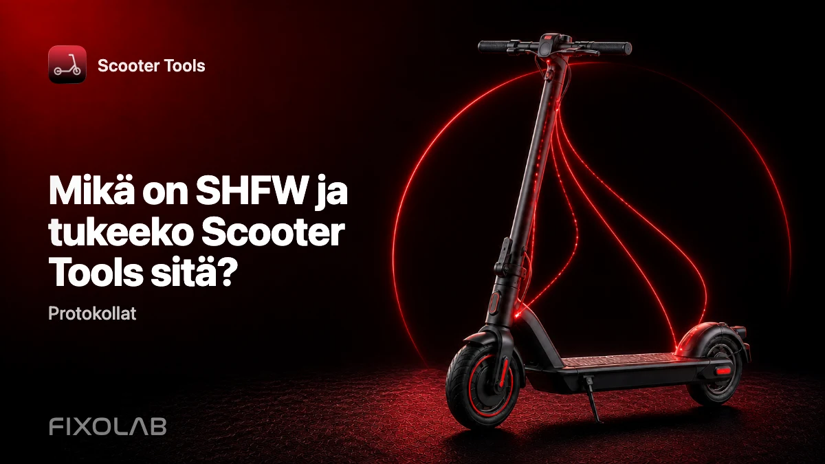 SHFW selitettynä: kolmas laiteohjelmistoreitti Scooter Toolsin käyttäjille SHFW selitettynä: kolmas laiteohjelmistoreitti Scooter Toolsin käyttäjille