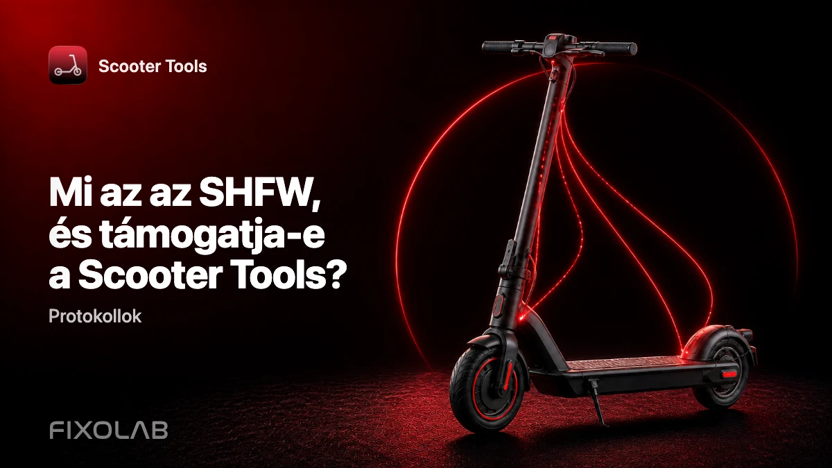 Az SHFW magyarázata: harmadik firmware-út a Scooter Tools felhasználóinak