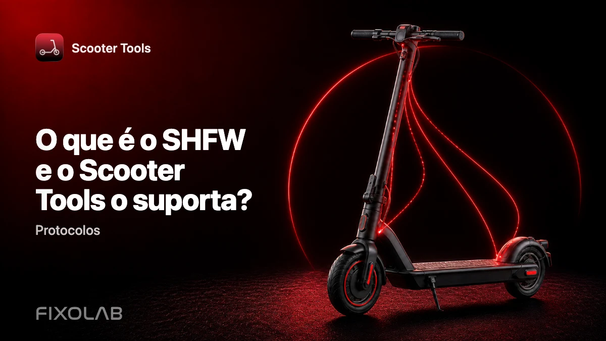 SHFW explicado: uma terceira via de firmware para utilizadores do Scooter Tools