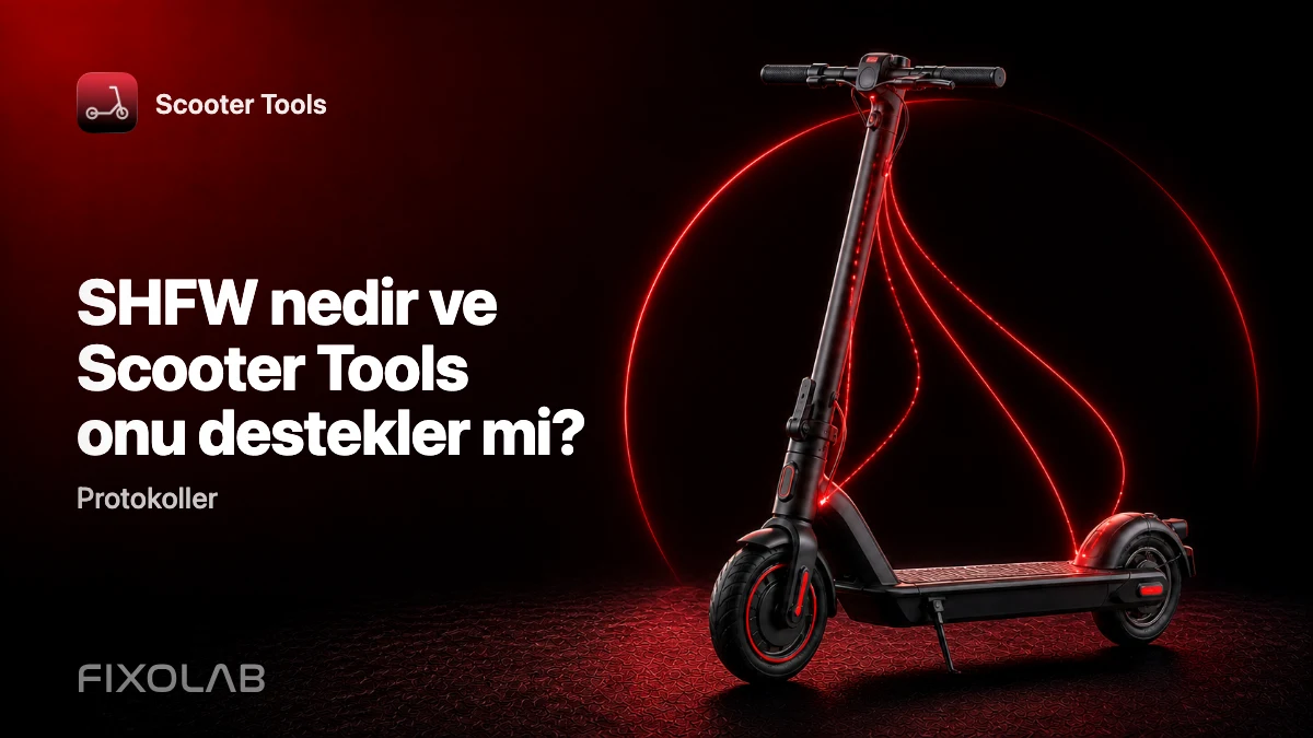 SHFW açıklandı: Scooter Tools kullanıcıları için üçüncü bir ürün yazılımı yolu
