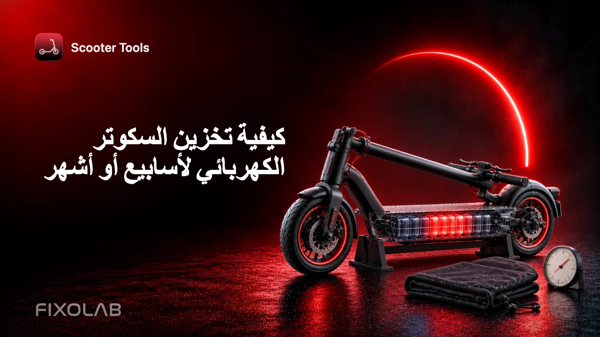 كيفية تخزين السكوتر الكهربائي لأسابيع أو أشهر