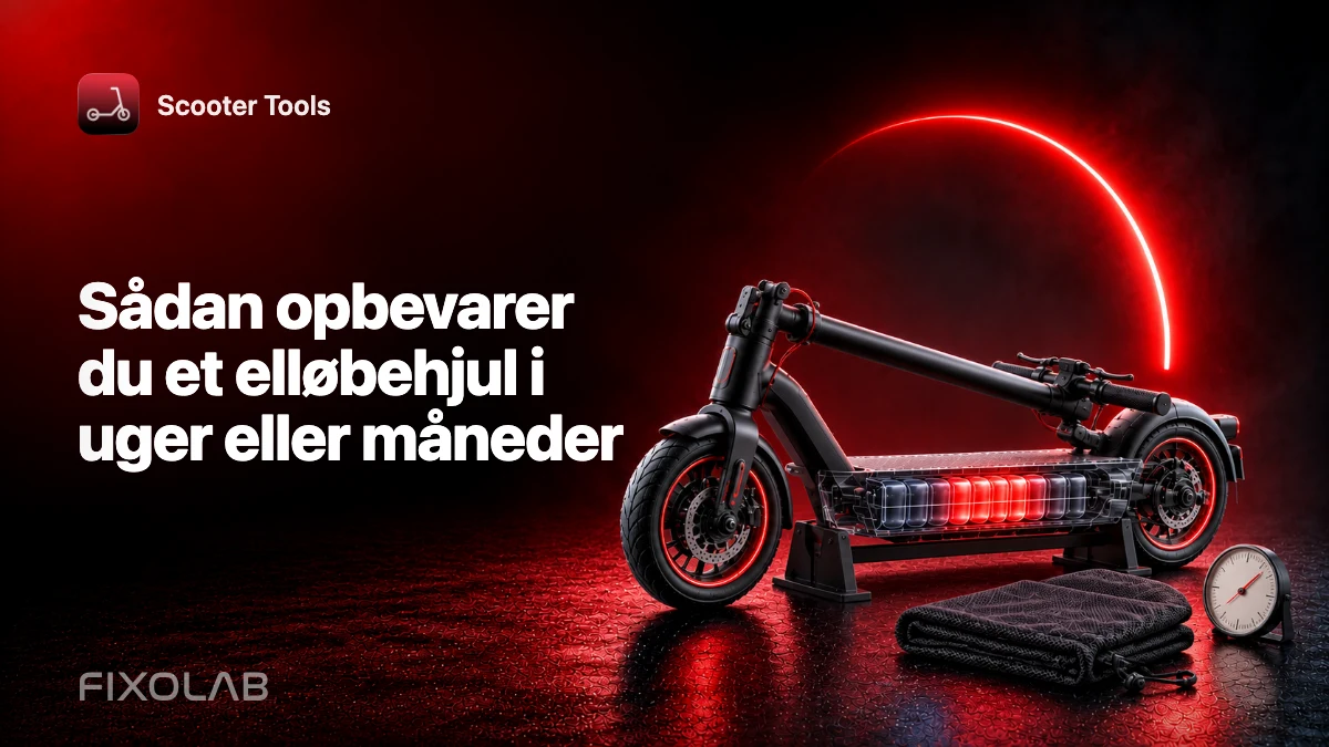 Sådan opbevarer du et elløbehjul i uger eller måneder Sådan opbevarer du et elløbehjul i uger eller måneder