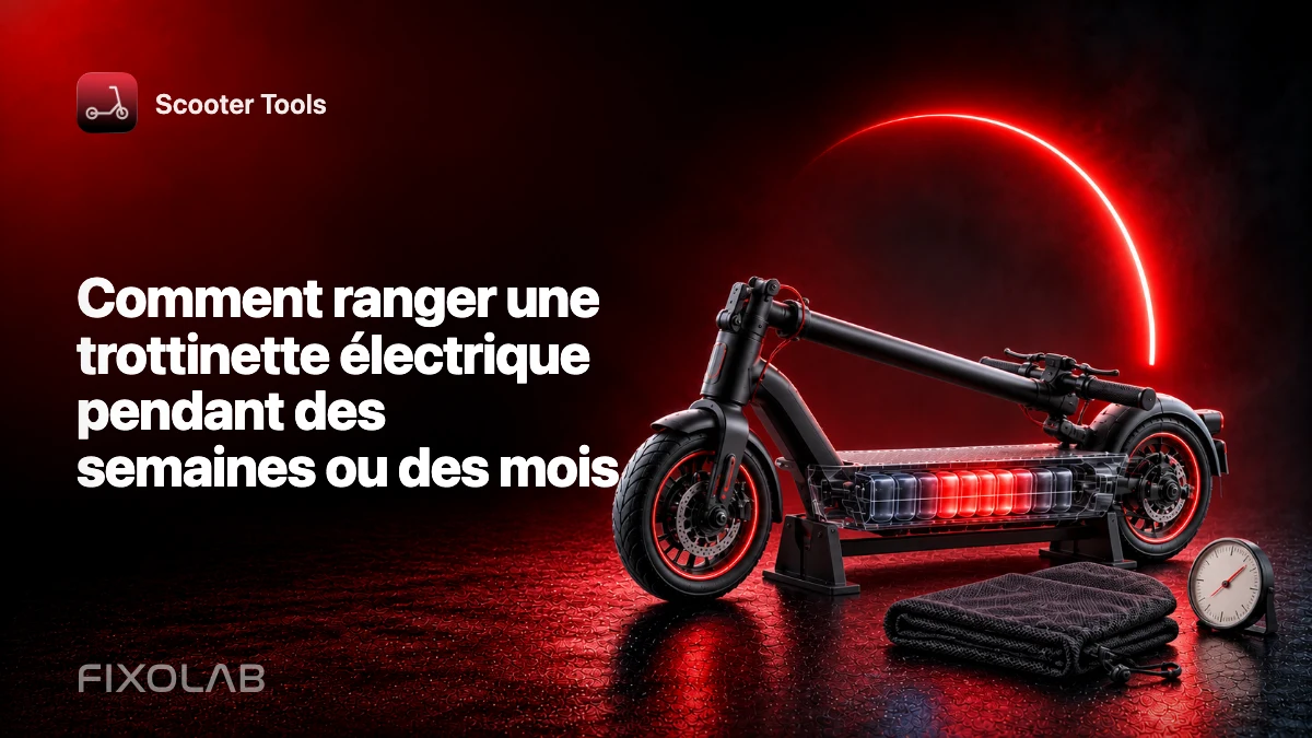 Comment ranger une trottinette électrique pendant des semaines ou des mois Comment ranger une trottinette électrique pendant des semaines ou des mois
